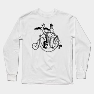 High Wheel Bicycle Cyclists Long Sleeve T-Shirt